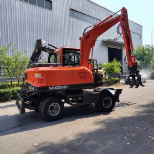 100型輪式抓木機