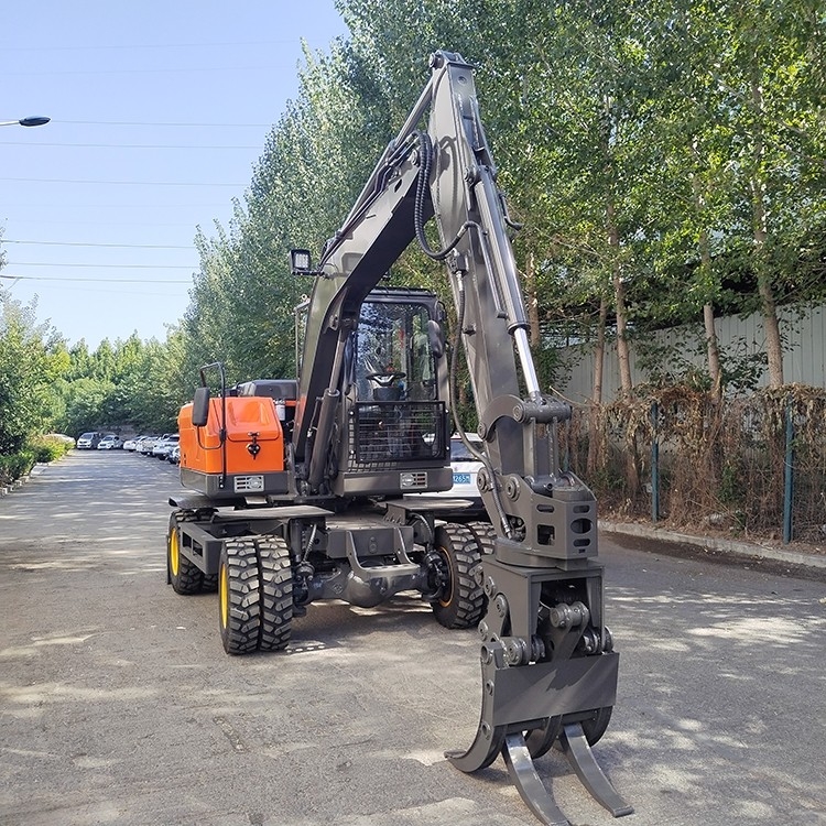 75型輪式抓木機